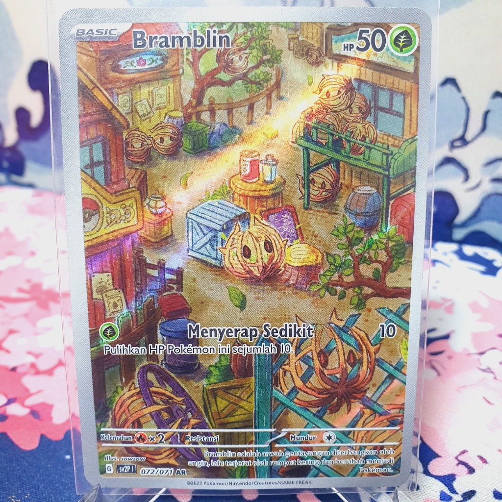 Bramblin AR SV2P 072/071 Pokemon TCG Indonesia Mara Bahaya Salju