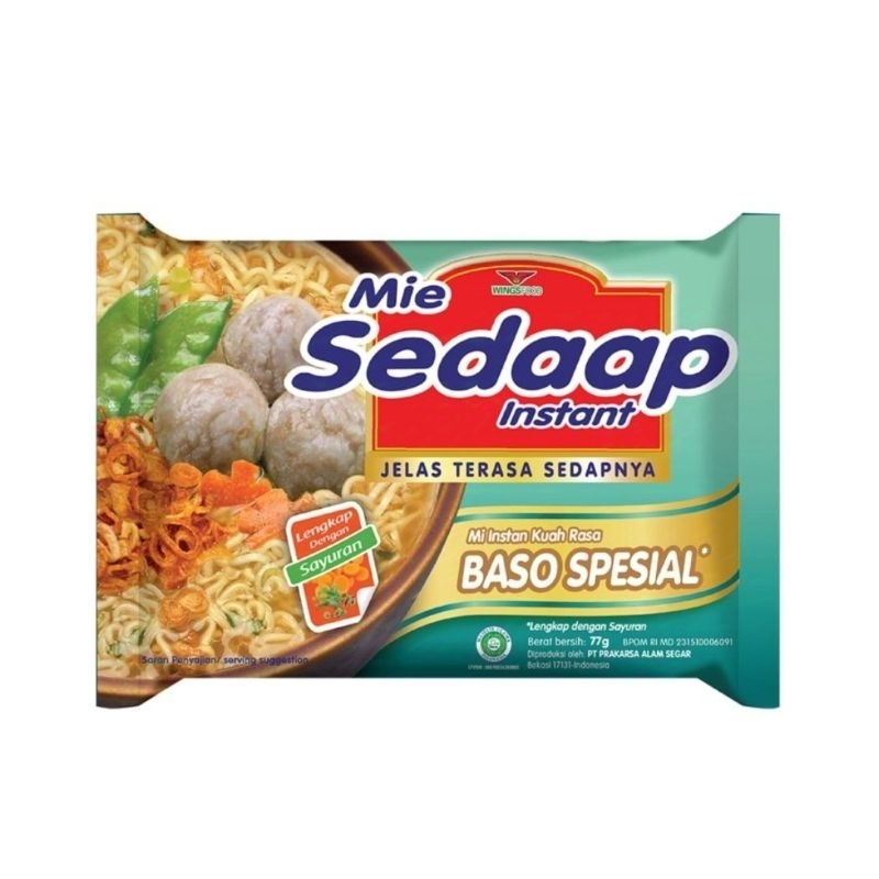 

Mie Sedaap Baso Spesial/Mie Instant 77gr