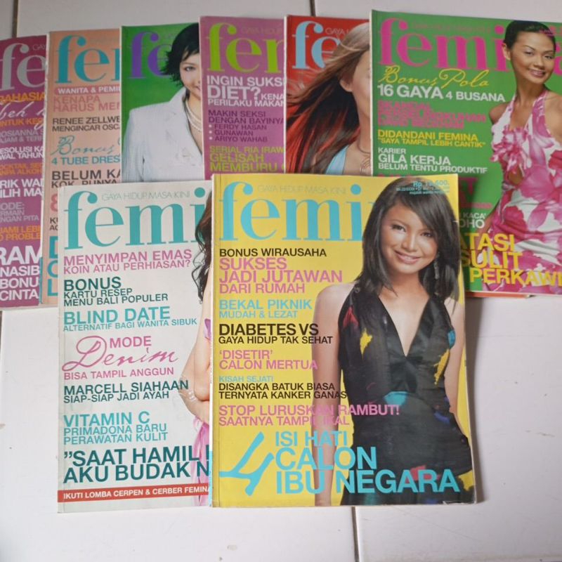 MAJALAH FEMINA TAHUN 2004