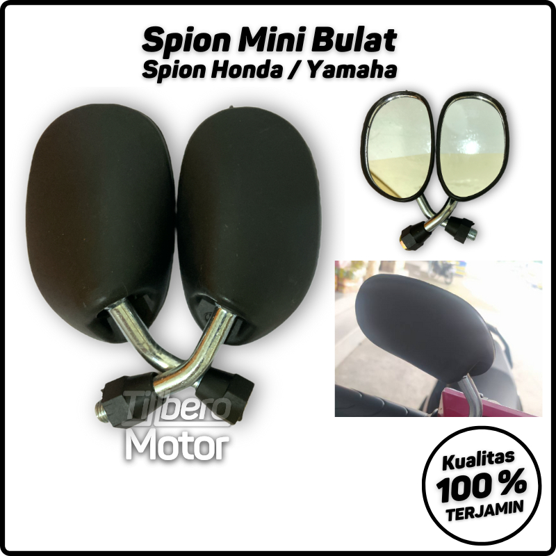 Spion Motor / Kaca Motor Kecil Mini Oval Universal