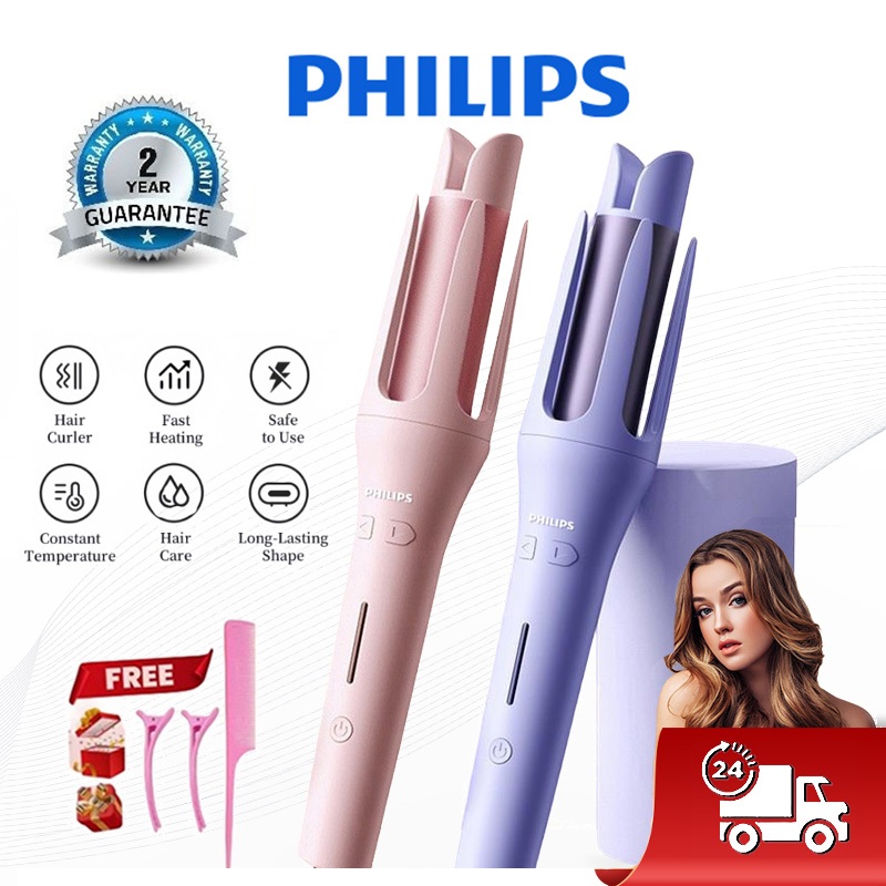 Catokan Curly Otomatis Philips Catok Rambut Ceramics 32mm Alat Catok Curly Otomatis Catokan Rambut