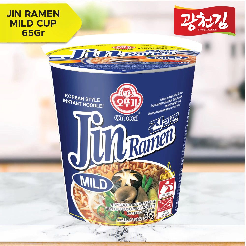 

Ottogi Jin Ramen Cup Ramen Jin Ramyun Mie Instan 65gr - Mild