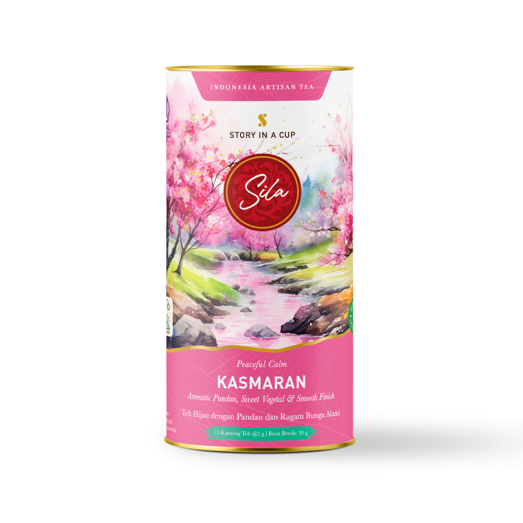 

Sila Artisan Tea | Kasmaran | Canister | Teh Premium | Green Tea