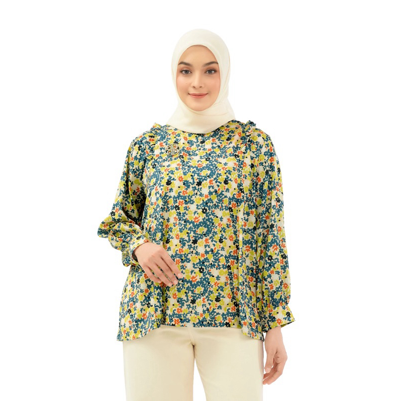 Preloved Nada Puspita Ellera Ruffle Blouse