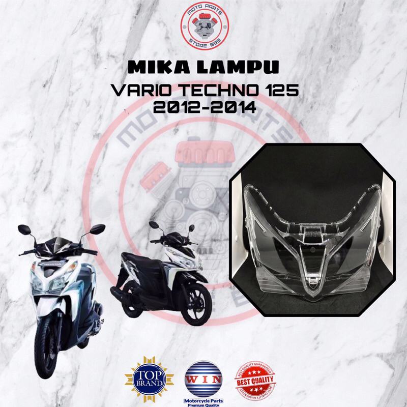 MIKA LAMPU DEPAN VARIO TECHNO 125 2012-2014