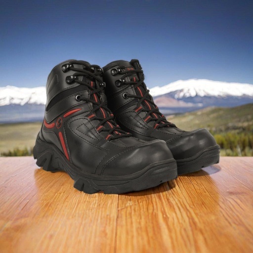 Sepatu Boots Safety Tactical Delta 5AA Satpol pp Polisi Tni Pdl Hiking Gunung Pria Original Kerja La