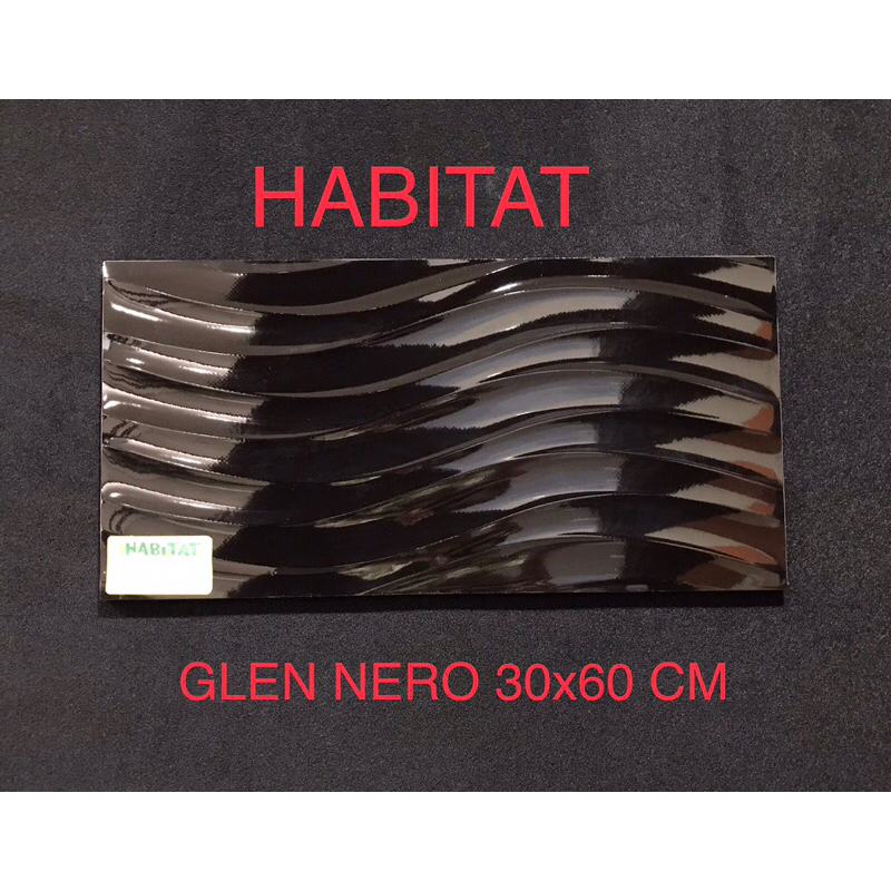 Keramik Habitat Glen Nero Ukuran 30x60 cm KW1