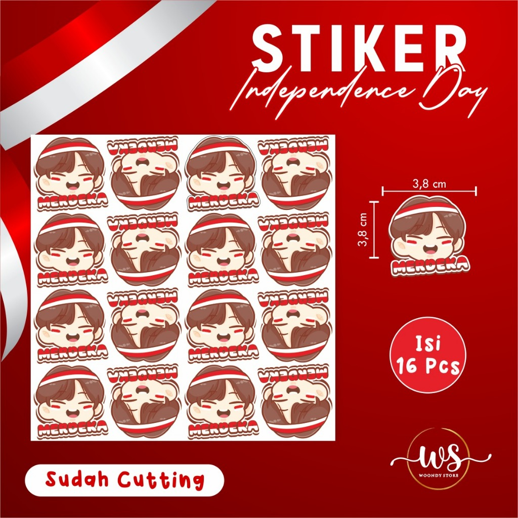 

STIKER PIPI AKSESORIS UNIK SPESIAL KEMERDEKAAN INDONESIA MERAH PUTIH COWOK MERDEKA