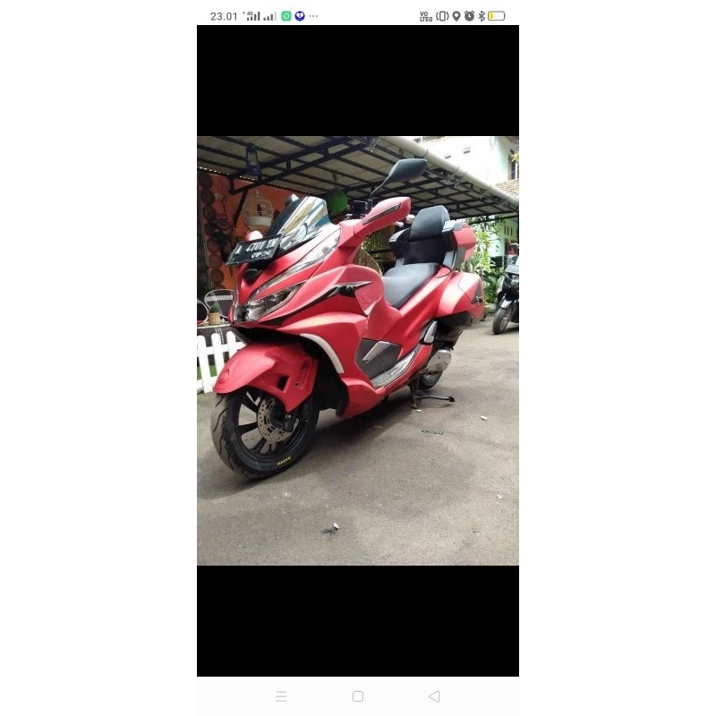 modifikasi PCX 150 goldwing
