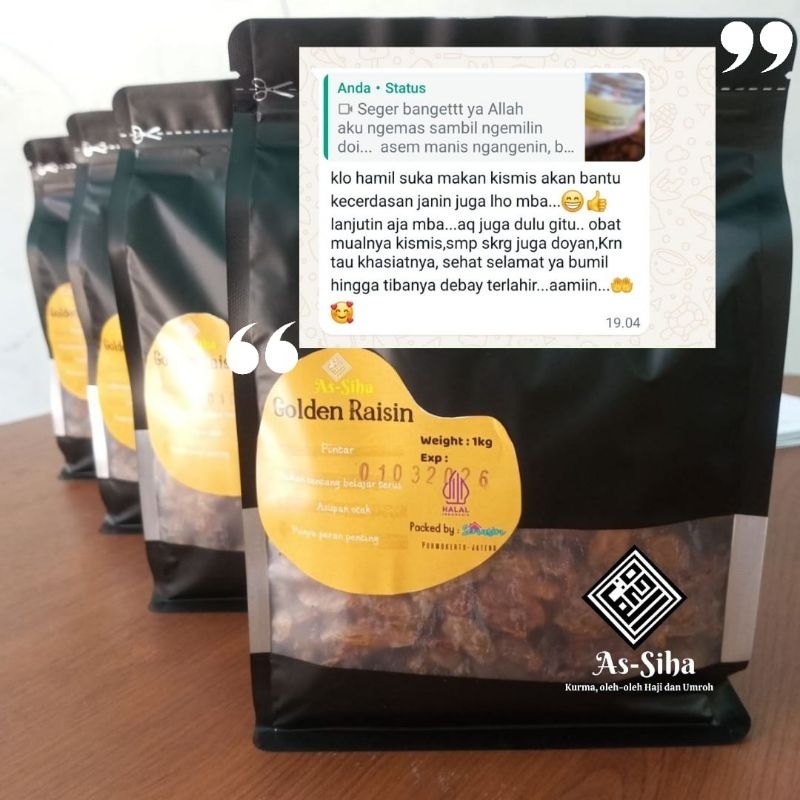 

Golden Raisin asem manis As-Siha