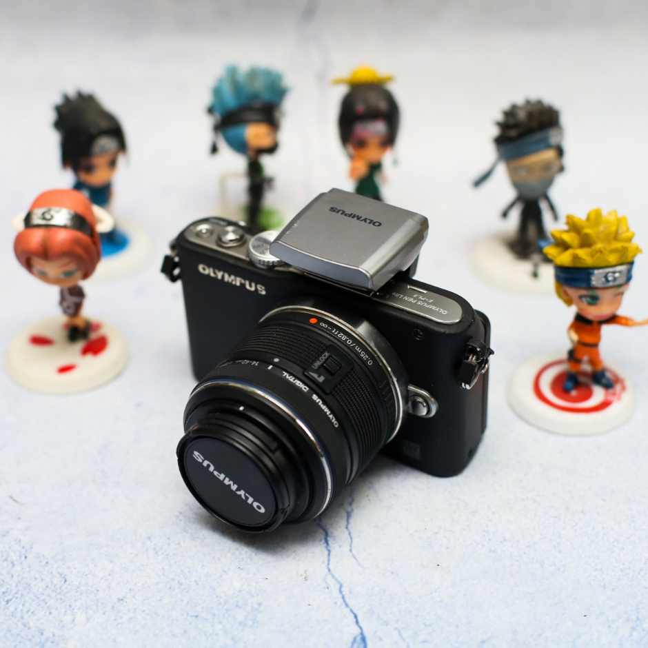 OLYMPUS PEN Lite E-PL3 Lensa 14-42mm Kamera Mirrorless -Vms