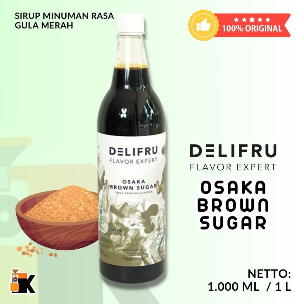 

Kieta Roastery - Syrup Delifru Osaka Brown Sugar 1000ml