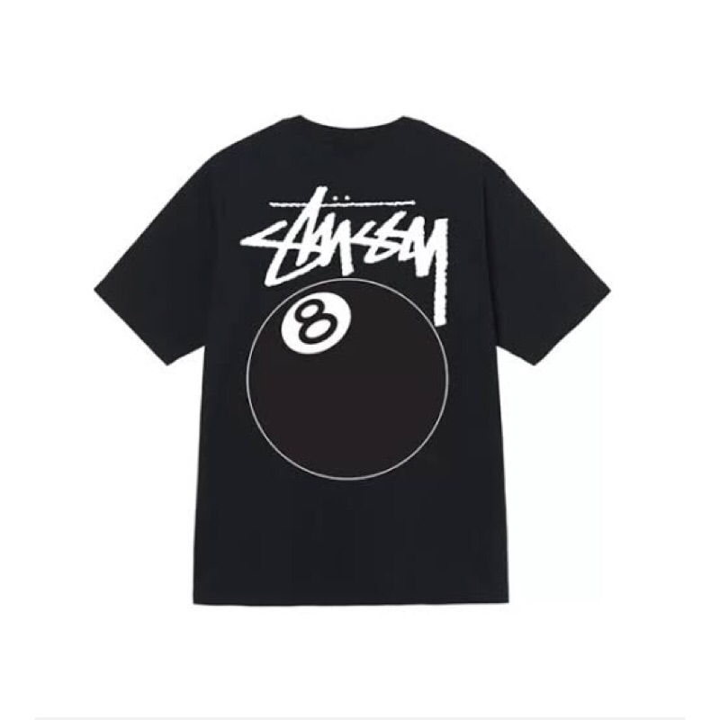 Stussy 8 Ball T-shirt Oversize Plastisol Text Logo