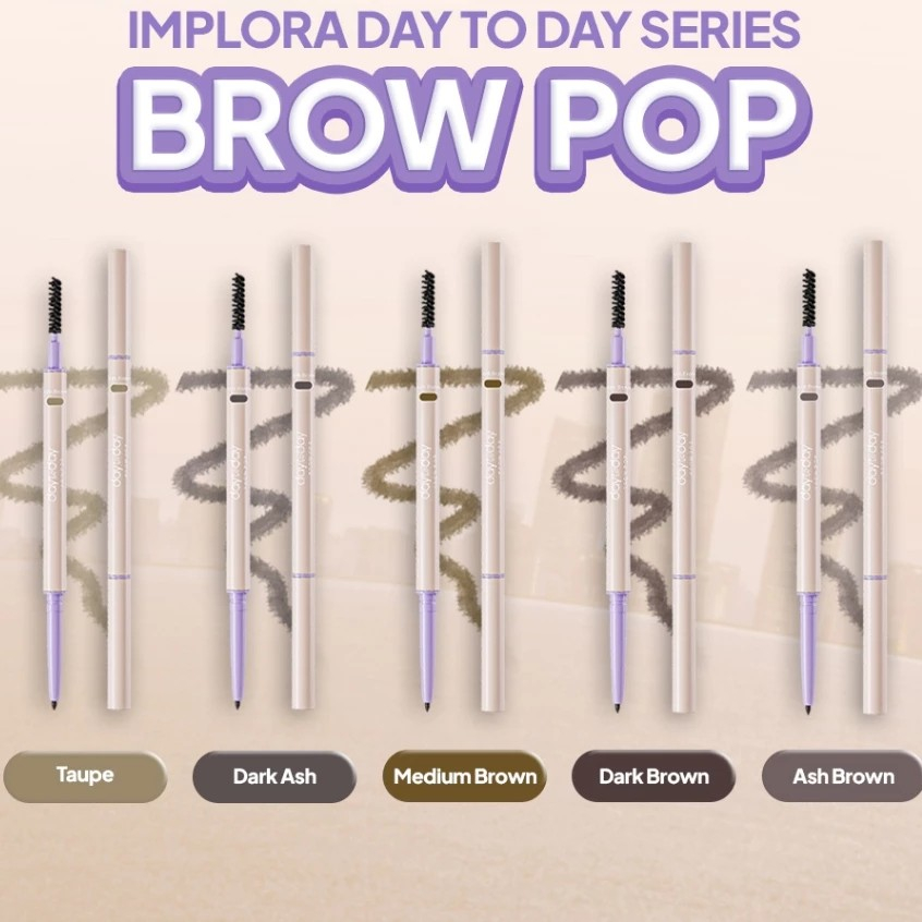 Implora Day To Day Series Brow Pop / taupe/ ash brown/ medium brown/ dark brown/ dark ash