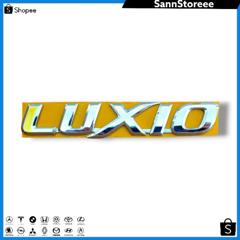 Emblem Logo Tulisan LUXIO Chrome Original/Emblem Bagasi Daihatsu Luxio
