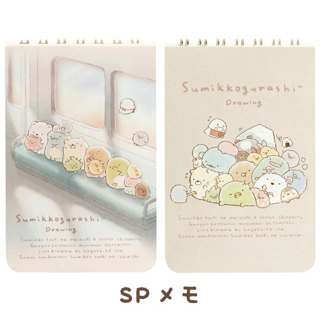 

Spring Mini Notebook San-X Sumikko Gurashi Drawing Memo Buku Tulis Grid Lined Limited Edition