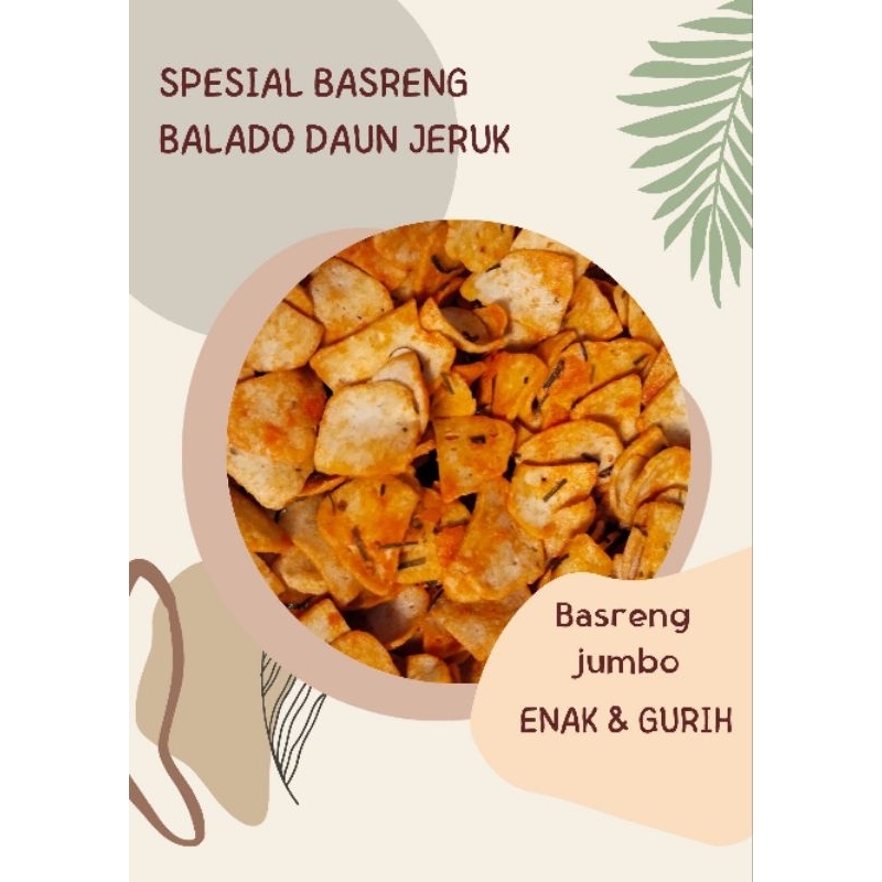 

Basreng/Basreng murah/Basreng koin enak/basreng balado daun jeruk