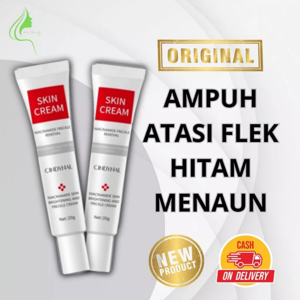 CINDYNAL Cream Cina Salep Pemutih Efektif Penghilang Flek Bintik hitam Jerawat / Cindynal Whitening 