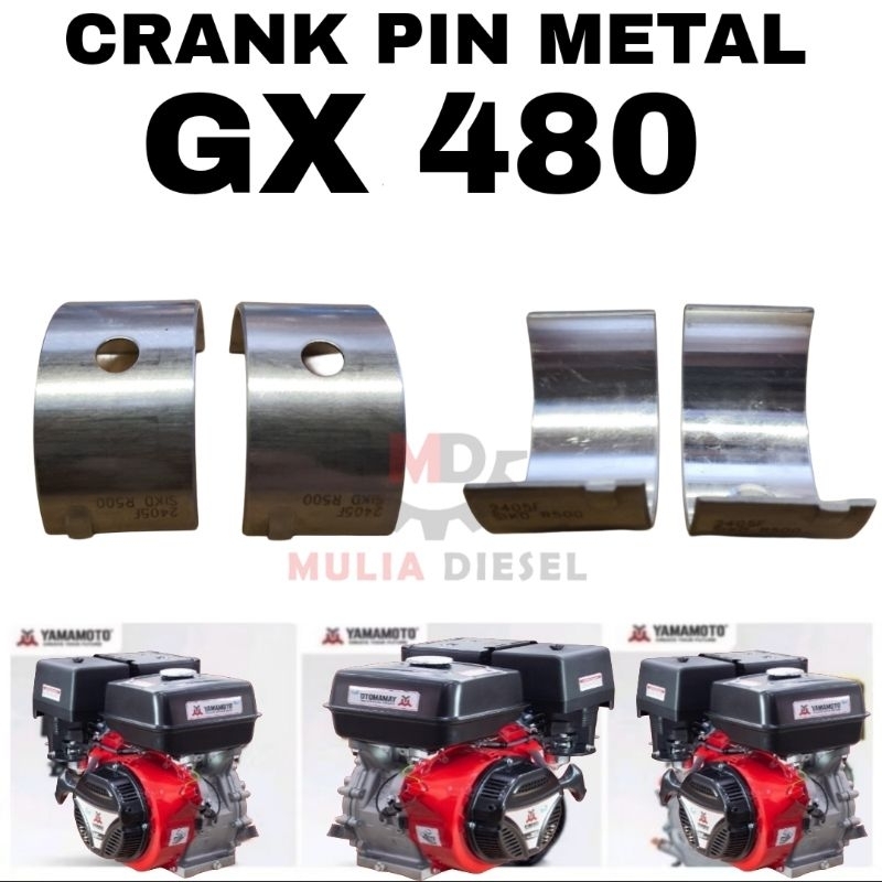 Crank Pin Metal Conrod Stang Mesin Penggerak Bensin GX 480 GX480