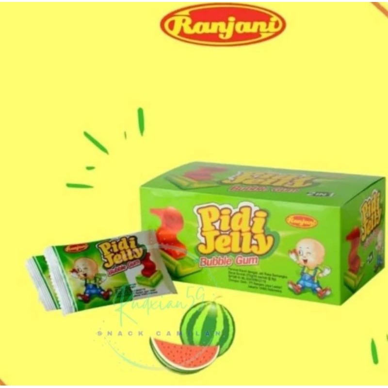 

Ranjani pidi jelly bubble gum box isi 30 pcs