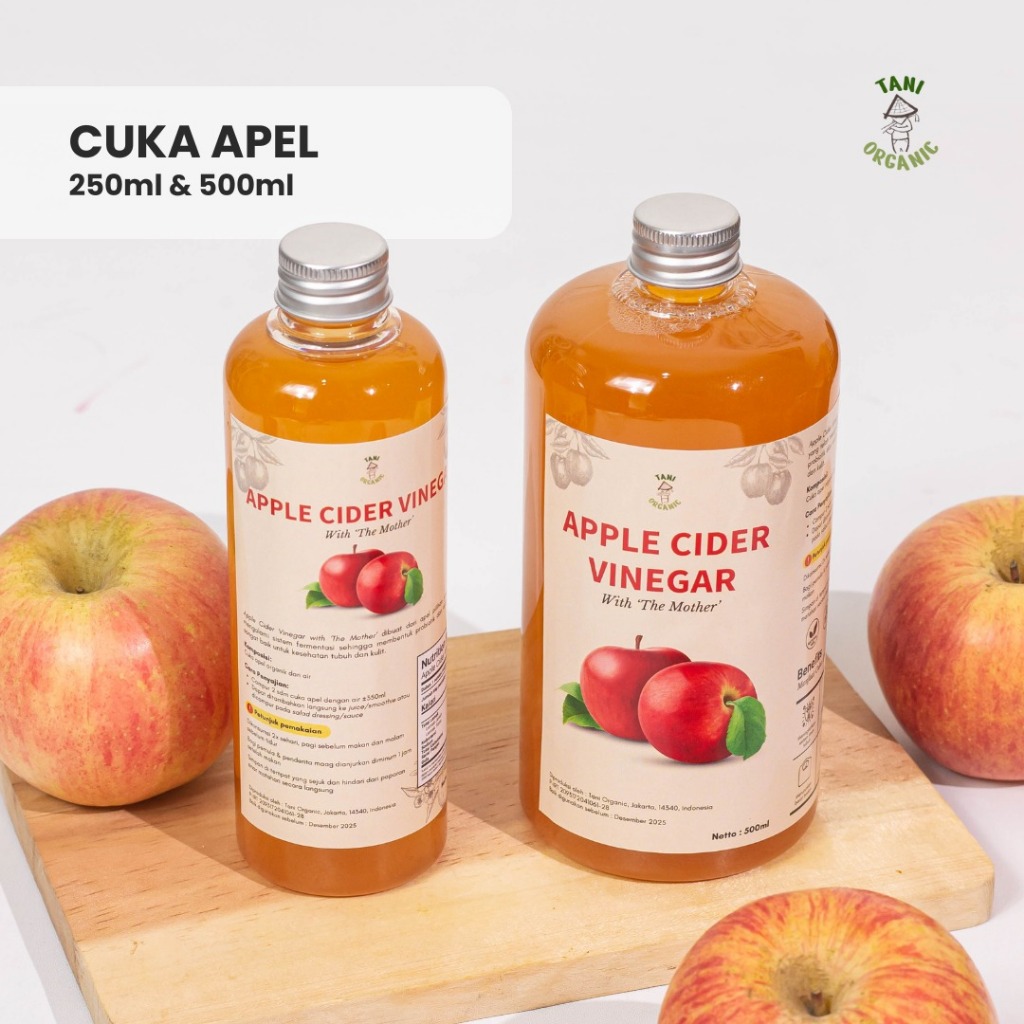 

Tani Organic Cuka Apel - Apple Cider Vinegar Tani Organic - Cuka Sari Apel Dehealth Supplies Finega Bragg Nutrifarm
