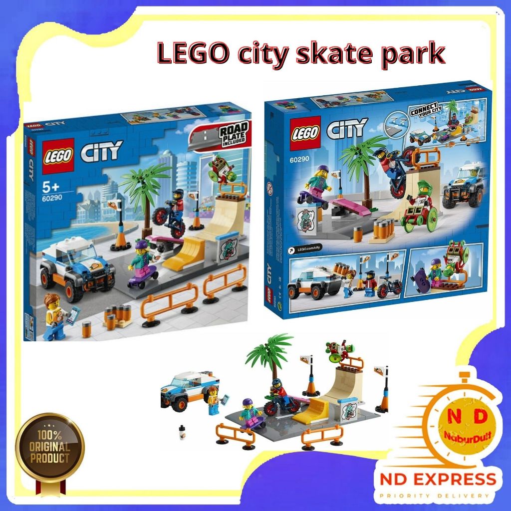 LEGO City Skate Park 60290 - Mainan Lego Original Asli