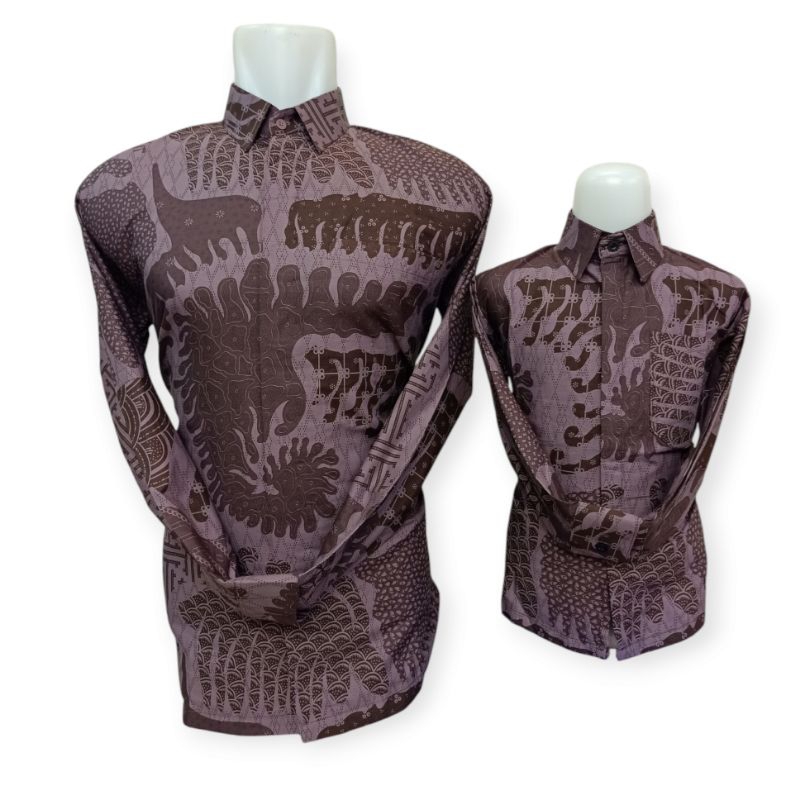 Batik khalifah couple ayah dan anak bahan katun premium 40s