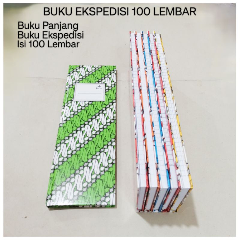 

1 Pcs Buku Catatan Ekspedisi 100 Lembar Forte