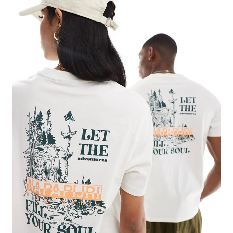 Napapijri Alikas Tshirt In Cream