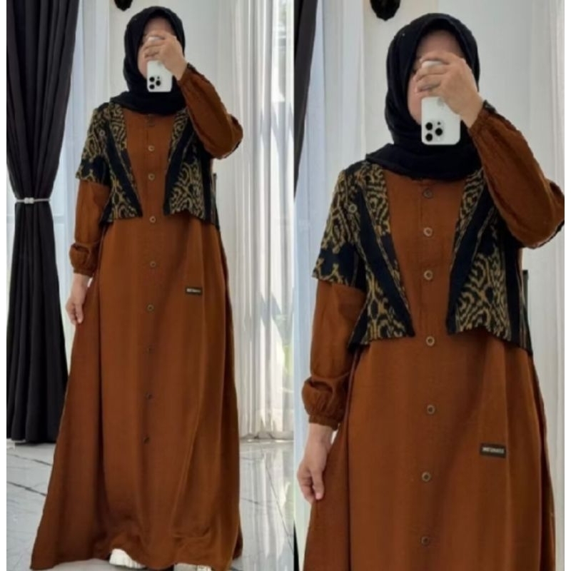 ANJANISTORE ORIGINAL BY ANJANISTORE GAMIS ETNIC PREMIUM WANITA GAMIS SIMPLE
