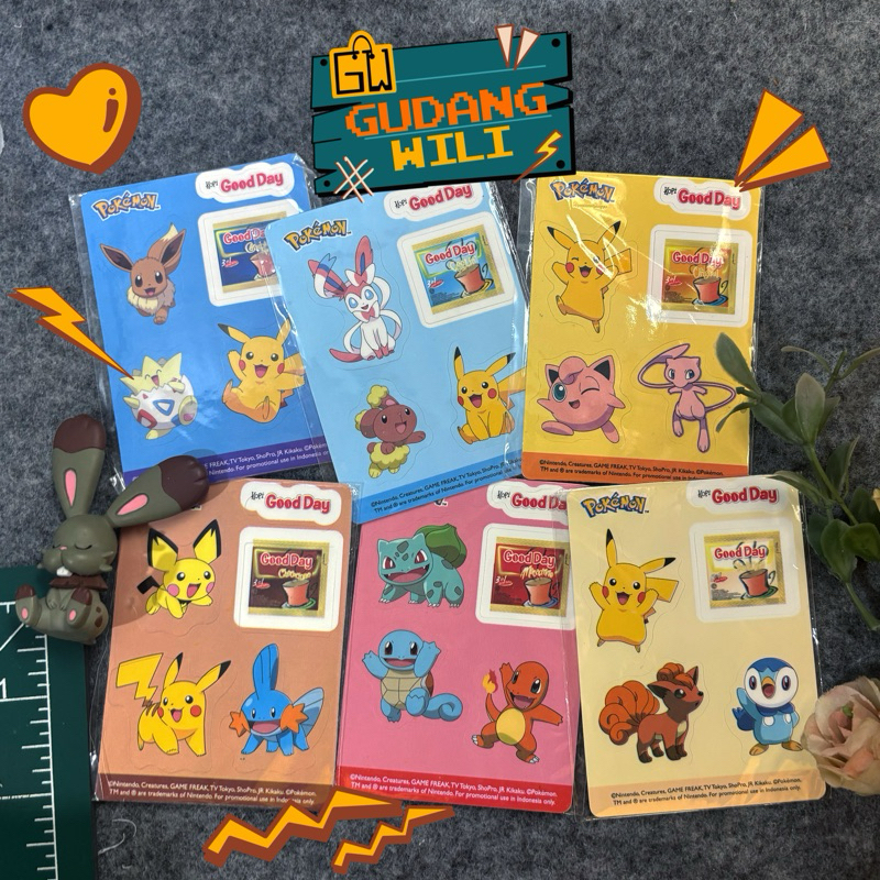 

Sticker Pokemon Promo Goodday Original Murah