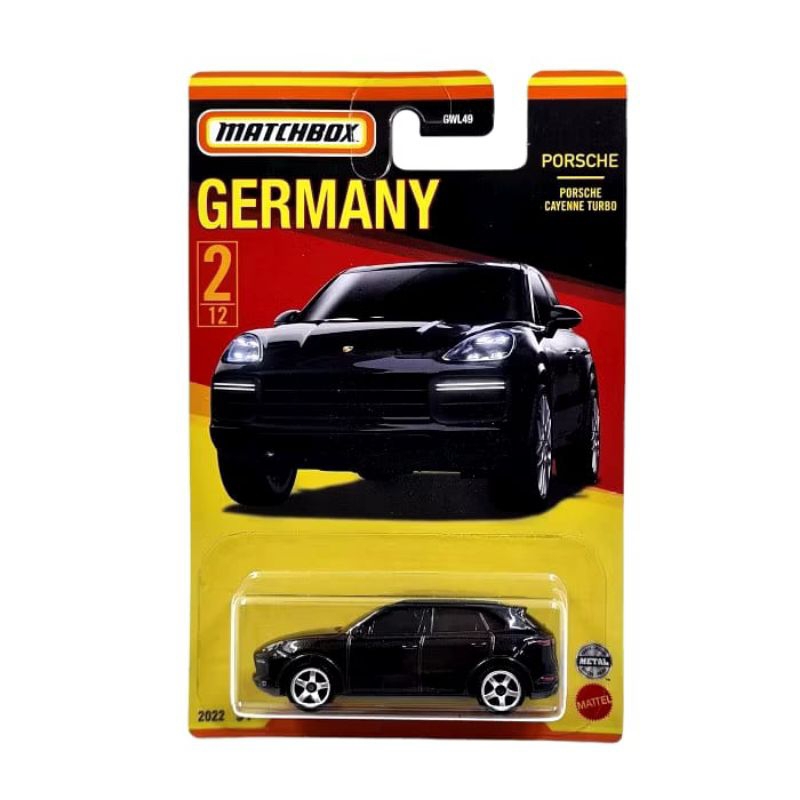 COLLECTOR MATCHBOX PORSCHE CAYENNE TURBO HITAM | MATCHBOX ORIGINAL PORSCHE CAYENNE TURBO | MOBIL DIE
