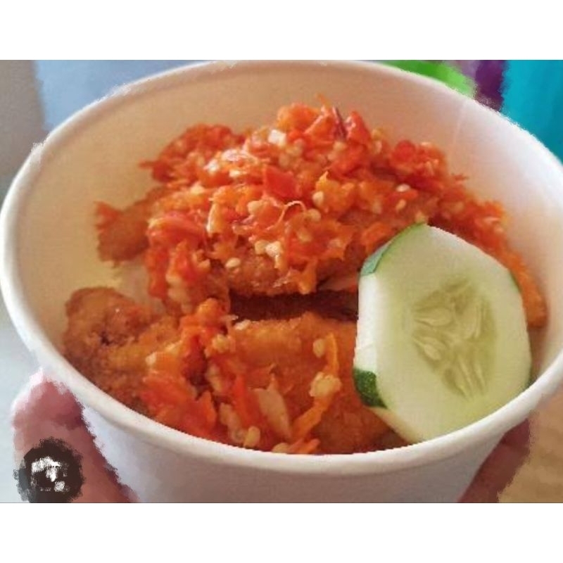 

Rice bowll ayam katzu sambal geprek