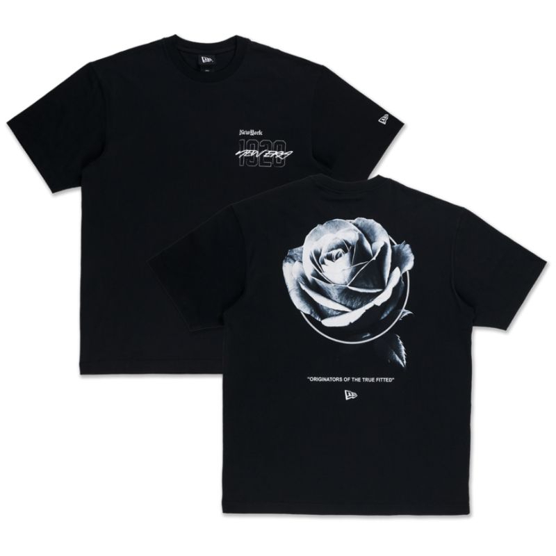 T-Shirt New Era Cap Ode To NY Rose Oversized Original