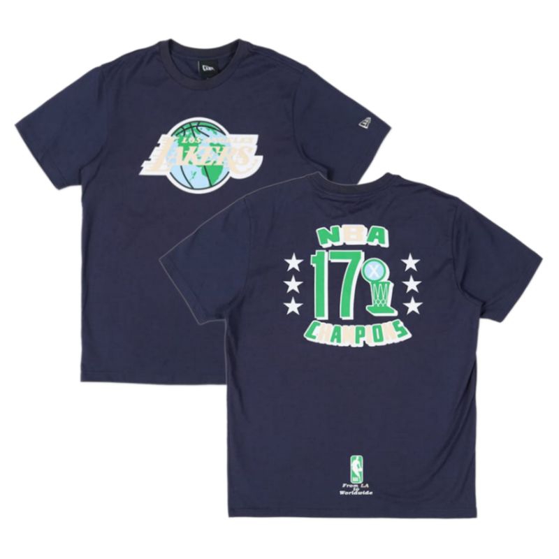 T-Shirt New Era Cap Los Angeles Lakers NBA World Original