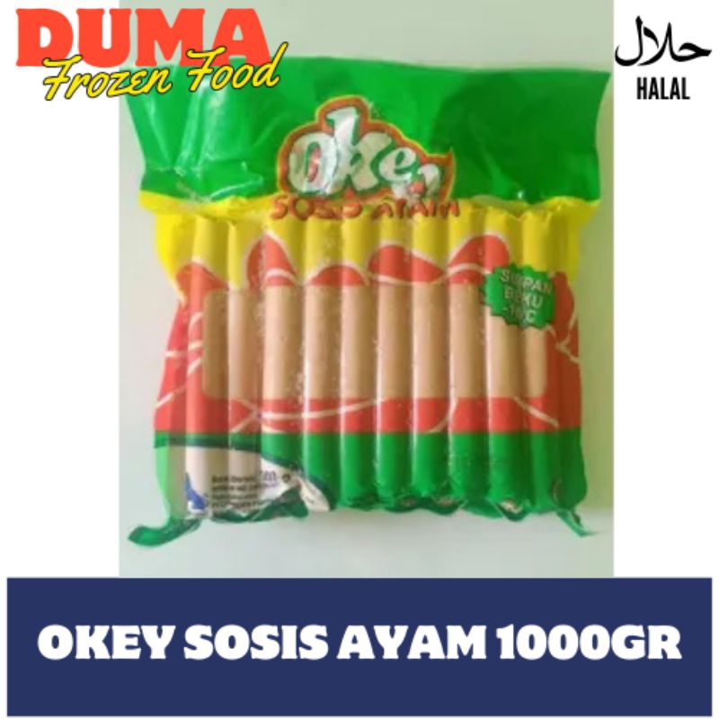 

OKEY SOSIS 500GR DAN 1000GR