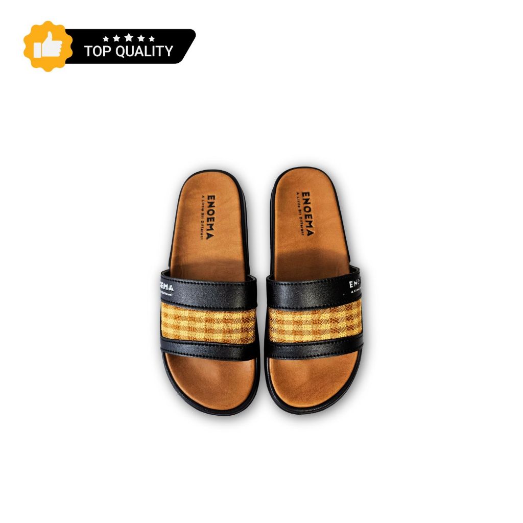 Sandal Pria Keren Slop Enoema Slide Sendal Cowok Slip On Kekinian 2025