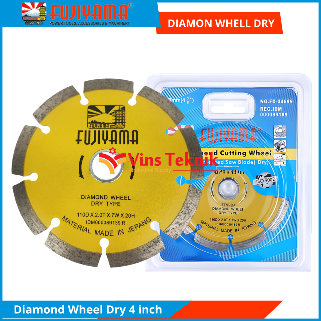 Diamond Wheel 4inch Dry Fujiyama