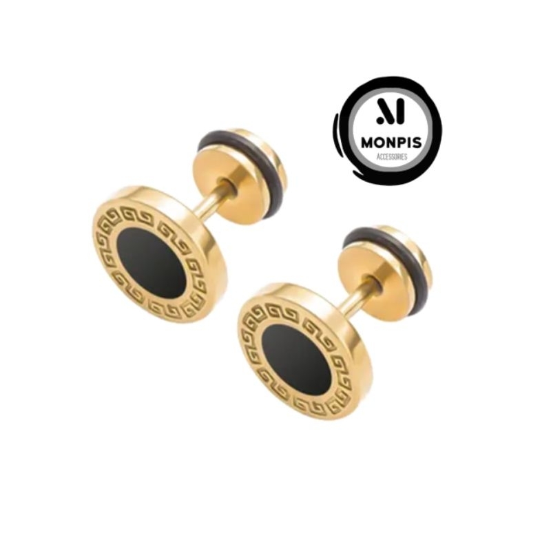 Anting tindik pria bisa wanita Anting titanium Anting barbel Anting bocor Anting tindik