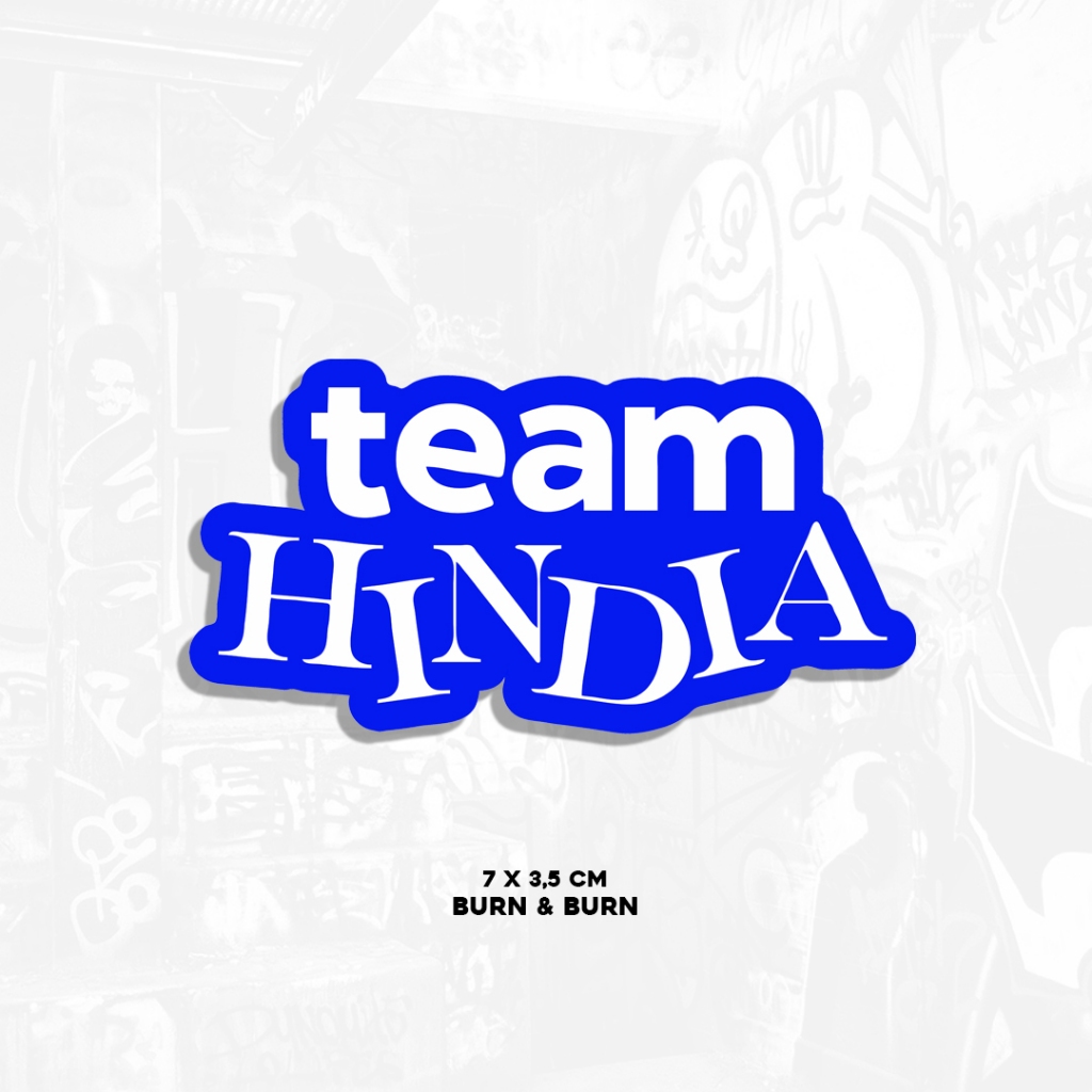 Hindia Logo | Stiker Band | Sticker Vinyl | Stiker Helm | Stiker Tumbler | Stiker Hindia | Stiker Gl