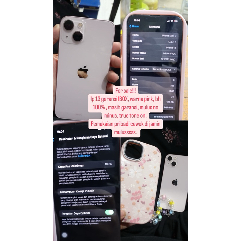 ip 13 second ibox pemakaian pribadi