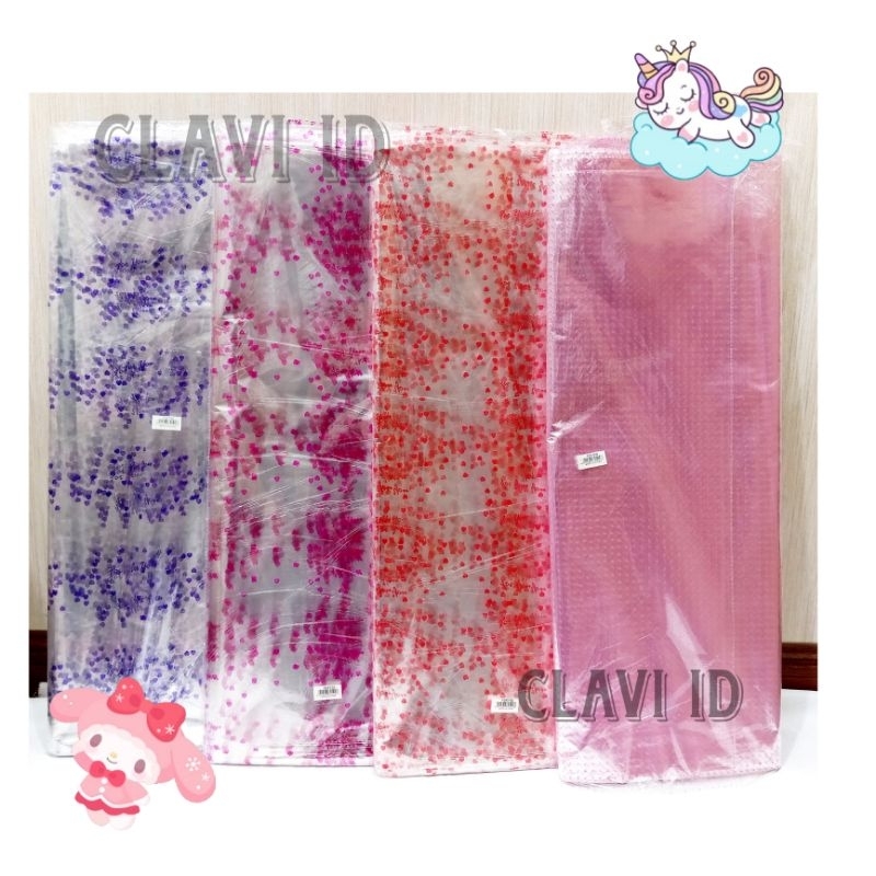 

8324/PLASTIK PARCEL SARUNG 70X100/PLASTIK KADO