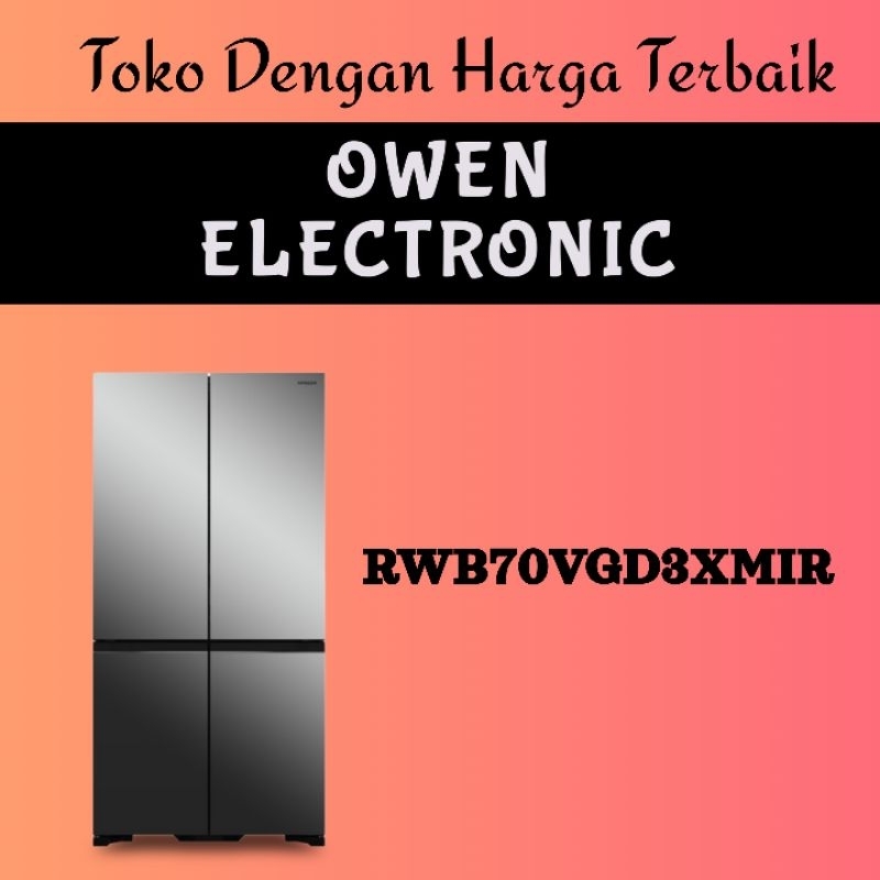 HITACHI KULKAS MULTIDOOR REFRIGERATOR RWB70VGD3XMIR