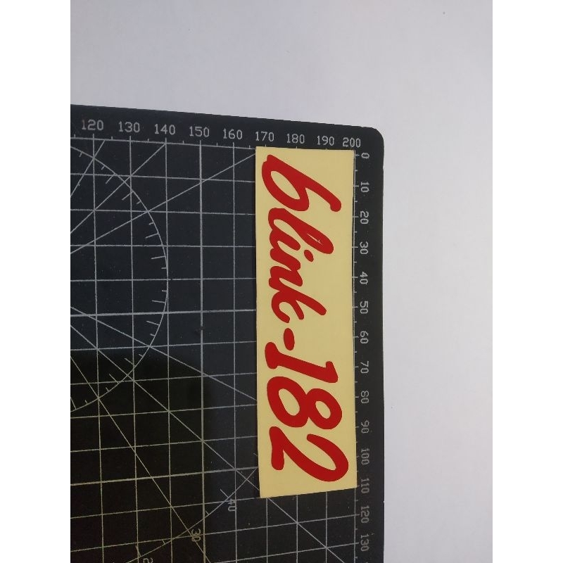 

stiker cutting blink 182