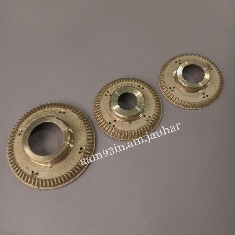 Piringan Kompor Gas Kecil 7 cm / Diameter 6,6 cm / Besar 8,5 cm RINAI set Burner RINNAI Bahan full K