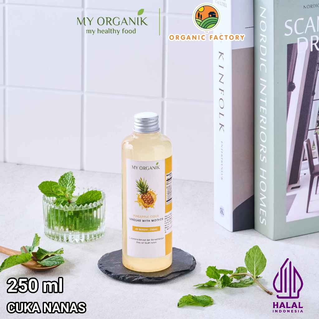 

My Organik Cuka Nanas Murni Organik Pineapple Cider Vinegar Original Tanpa Campuran Apapun 250ml