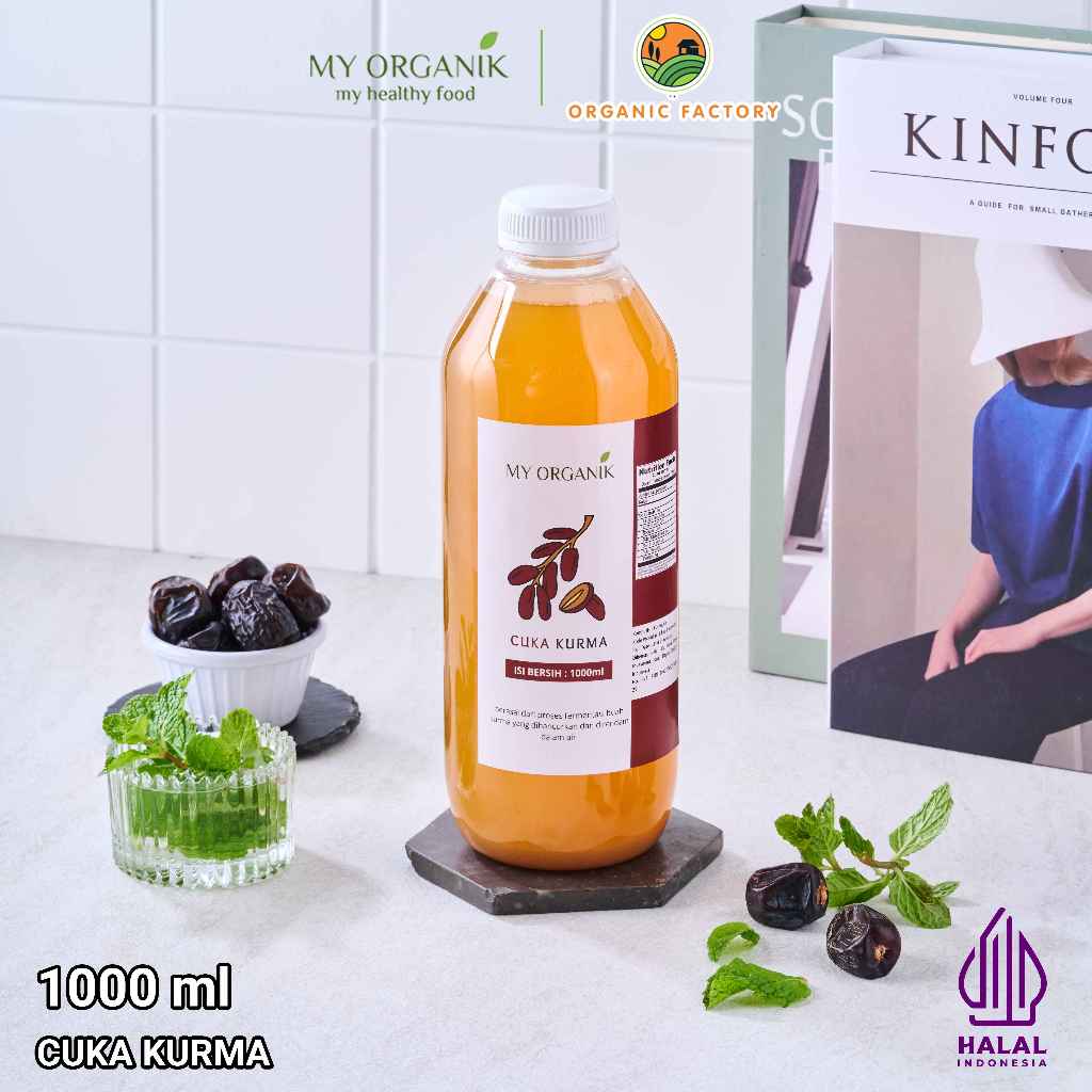 

My Organik Cuka Kurma Dates Vinegar Cuka Kurma With Mother 1000ml