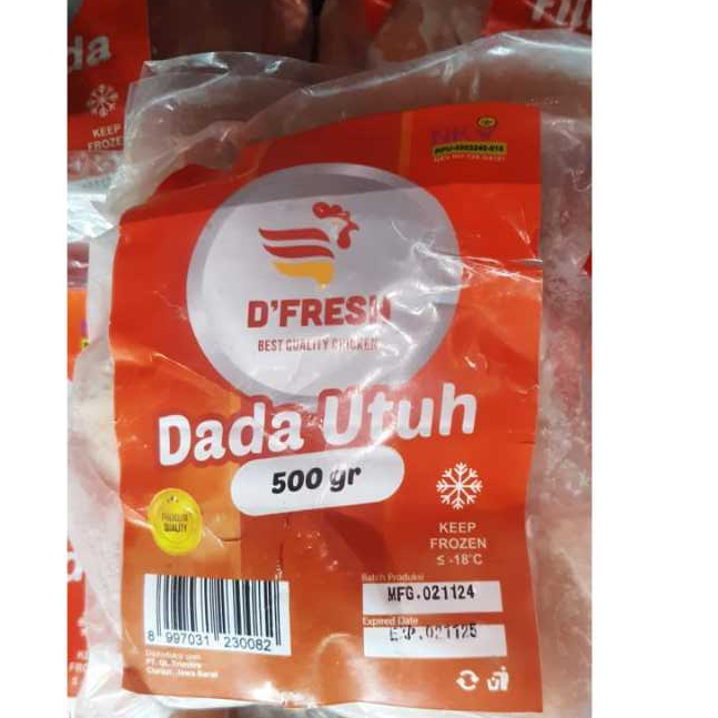 

DADA UTUH 500 GR FROZEN