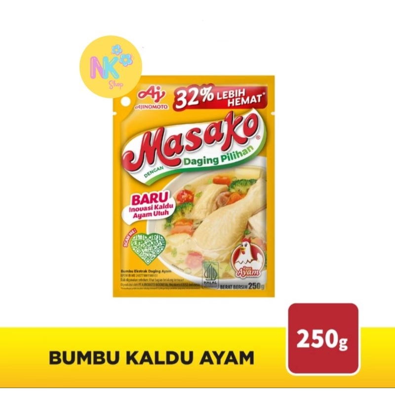 

MASAKO Bumbu Kaldu Ayam 250gr