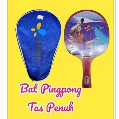 Bat PingPong Butterfly Import / Bat PingPong Butterfly Cover Penuh